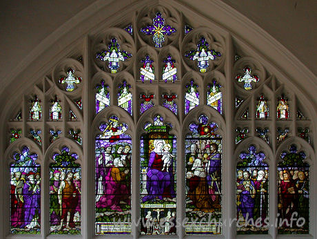 St Mary the Virgin, Saffron Walden Church - North Chapel East Window - Burlison & Grylls, 1904.
