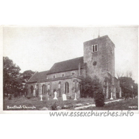 St Mary, South Benfleet Church - Postcard - Willock Series