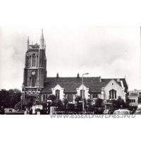 St John the Baptist, Leytonstone Church - Postcard by Cranley Commercial Calendars, Ilford, Essex.