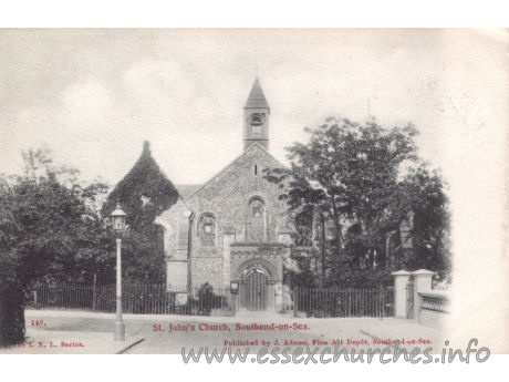 St John the Baptist, Southend-on-Sea  Church - Postcard - The IXL Series