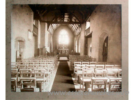 All Saints, East Horndon Church - Not a postcard, but a shot of an original image within the church itself.