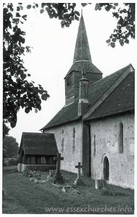, Aythorpe%Roding Church - Dated 1968. One of a series of photos purchased on ebay. Photographer unknown.