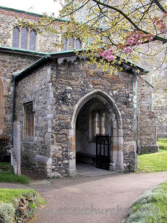 St Andrew, Hornchurch Church - The N porch.