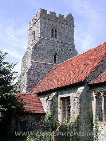 St Peter, Paglesham Church - 


The stonework of the tower is from the 15th Century, and is 
almost entirely original.


