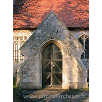 St Peter, Paglesham Church - 


This porch was built during a 19th century restoration.


