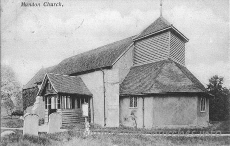St Mary, Mundon Church - Many thanks to Andy Barham for supplying this image. You can visit Andy's "Lost Churches of Essex" site by clicking here.