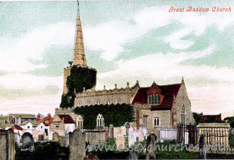 , Great%Baddow Church - 



Postcard from Valentines Series.





