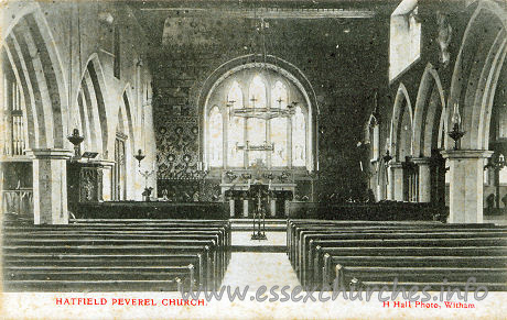 , Hatfield%Peverel Church - 



Postcard by H Hall Photo, Witham





