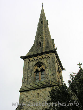 St Mary (New Church), Mistley  Church - Pevsner states that this church has a SW steeple with spire ...



