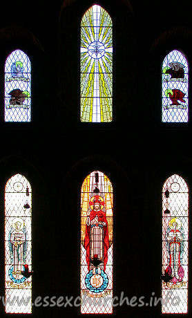 All Saints, Southend-on-Sea  Church - The E window. Two tiers of lancets - the upper tier stepped.


