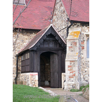 St Nicholas, Laindon Church - The S porch is essentially C15, though is much restored.




