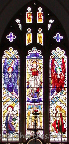 All Saints, Stock Harvard Church - The east window.

