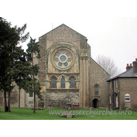 Holy Cross, Waltham Abbey Church - From Pevsner: "Waltham Abbey is no more than a fragment of 
what it was"


