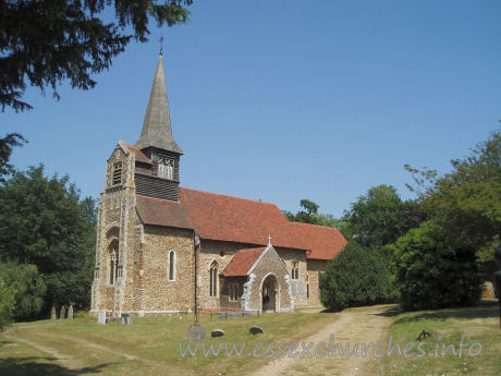 All Saints, Great Braxted Church - This image was kindly supplied by Vera F. Martin in honour of her dear father, Anthony Percy Stevens.