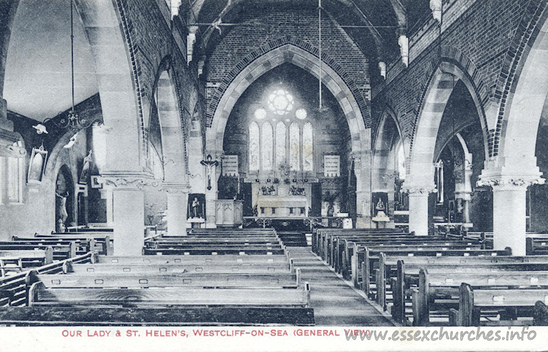, Westcliff-on-Sea% Church - This postcard scan was kindly supplied by Tony Brown of http://www.miltonconservationsociety.com.