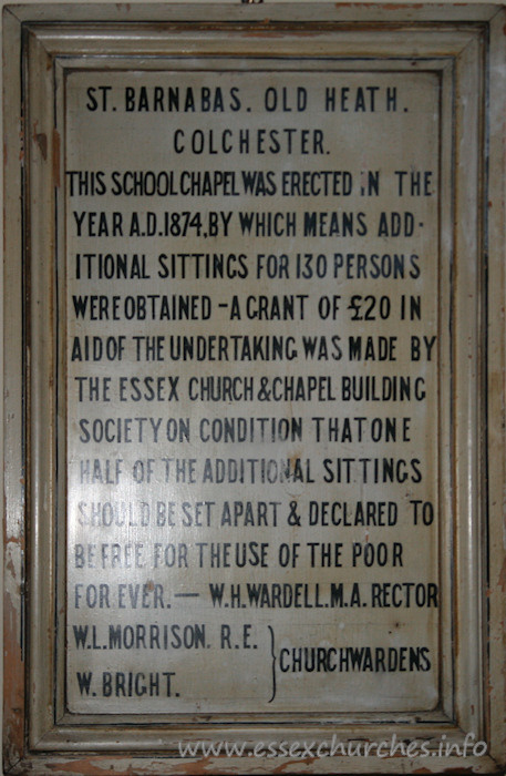 St Barnabas, Colchester Church