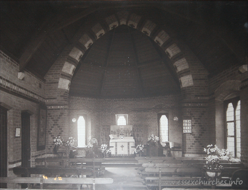 St Barnabas, Colchester Church - From a picture in the church, with the caption 'Presented to Robert John Sage by the congregation of S.Barnabas, Old Heath, Colchester in appreciation of his fifty years faithful service as their Churchwarden. Easter 1925.'