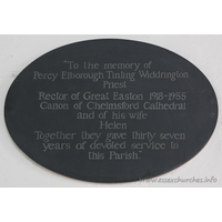 St John & St Giles, Great Easton Church – Monument 7
