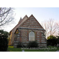 All Saints, Vange Church – Exterior 2: Again, from this view, it seems that little could ever have been wrong for this little church ...