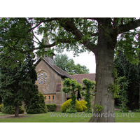 St Mary the Less, Great Warley Church – Exterior 2: The grounds were certainly well tended. The grass was beautifully mown, and the trees looked ... tidy ... if a little tarted up!