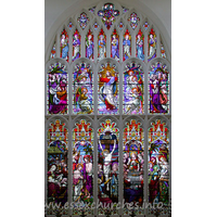 St Mary the Virgin, Saffron Walden Church – Stained Glass 1: The chancel East window.