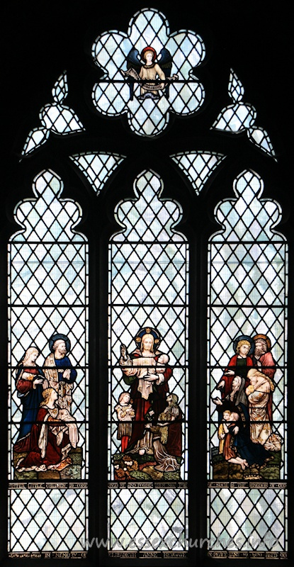 St Mary the Virgin, Prittlewell Church – In memory of Elizabeth Anne Heygate. In peace January 19th 1879 - aged 90. Allelujah, allelujah. Suffer little children to come unto me and forbid them not: for of such is the kingdom of God.