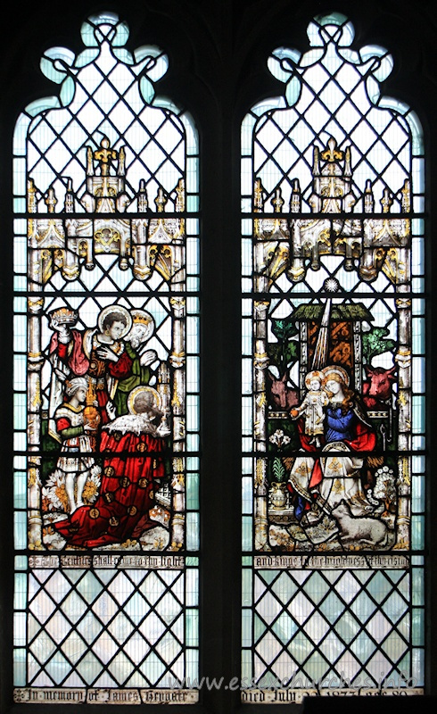 St Mary the Virgin, Prittlewell Church – In memory of James Heygate died July 22 1873 age 89. The Gentiles shall come to thy light and kings to the brightnss of thy rising.