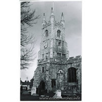 St Mary the Virgin, Prittlewell Church – Postcard 5: Dated 1966. One of a series of photos purchased on ebay. Photographer unknown.
