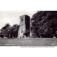 All Saints, Epping Upland Church – Postcard 1: Postcard by Cranley Commercial Calendars, Ilford, Essex.
