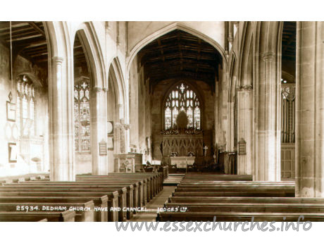 St Mary the Virgin, Dedham Church – Postcard by Judges Limited, Hastings
