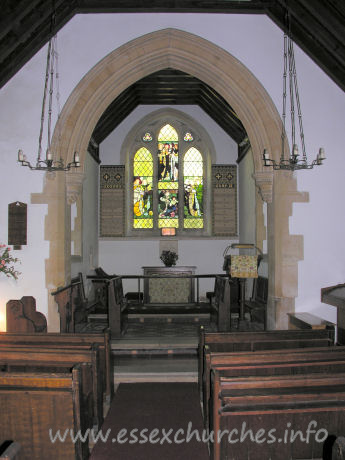 St Mary (Old Church), Frinton-on-Sea Church – Looking east towards the chancel.