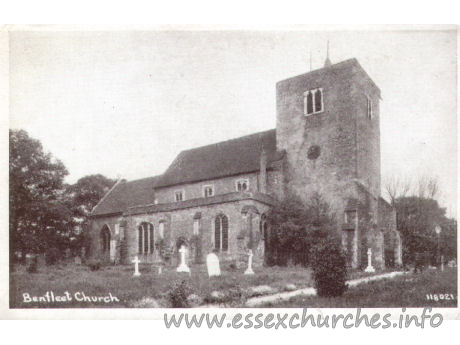 St Mary, South Benfleet Church – Postcard - Willock Series