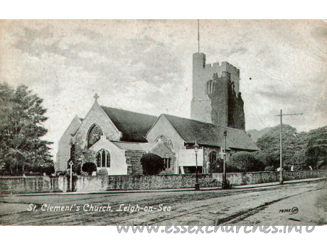 St Clement, Leigh-on-Sea Church – Postcard - Valentine's Series.