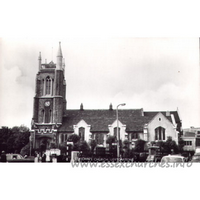 St John the Baptist, Leytonstone Church – Postcard 1: Postcard by Cranley Commercial Calendars, Ilford, Essex.