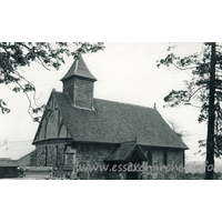 St Nicholas, Little Braxted Church – Postcard 2: Dated 1968. One of a set of photos obtained from Ebay. Photographer and copyright details unknown.