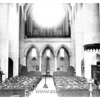 St Erkenwald, Southend-on-Sea Church – Interior 2: Looking west from the Sanctuary. For more on this church, see: www.st-erkenwalds.co.uk