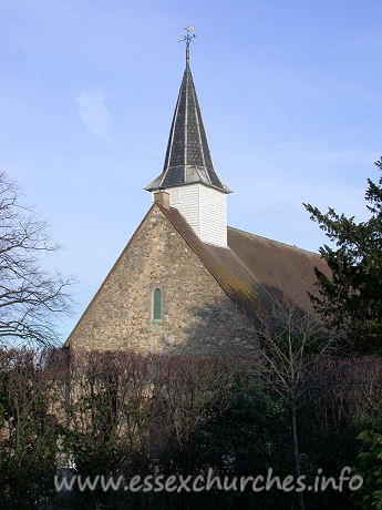 St James the Less, Hadleigh Church – The west end of the church still has the original Norman window.