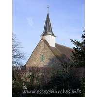 St James the Less, Hadleigh Church – Exterior 2: The west end of the church still has the original Norman window.