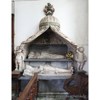 St Peter, Little Warley Church – Monument 1: Monument to Sir Denner Strutt and his wife, 1641.
