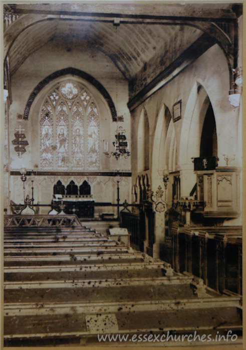 St Giles & All Saints, Orsett Church – From a picture displayed within the church.