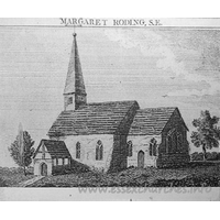 St Margaret, Margaret Roding Church – Postcard 2: Supplied by Linda Lees. From a photo displayed in the church.
