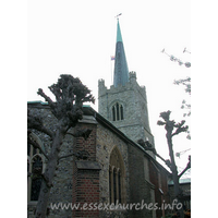St Andrew, Hornchurch Church – Exterior 5: The C13 chancel, with its rather newer buttressing.