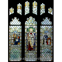 St Andrew, Hornchurch Church – Stained Glass 5: I am the Good Shepherd. Glass from the S aisle.