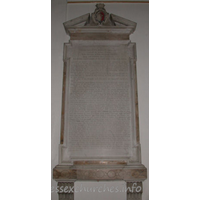 St Thomas the Apostle, Navestock Church – Monument 1