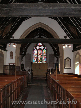 St Germain, Bobbingworth Church – St Germain is one of those churches that you walk into, and all at once, feel stimulated and relaxed. It's wonderfully dark interior is enriched with all of the colour that has been incorporated within.