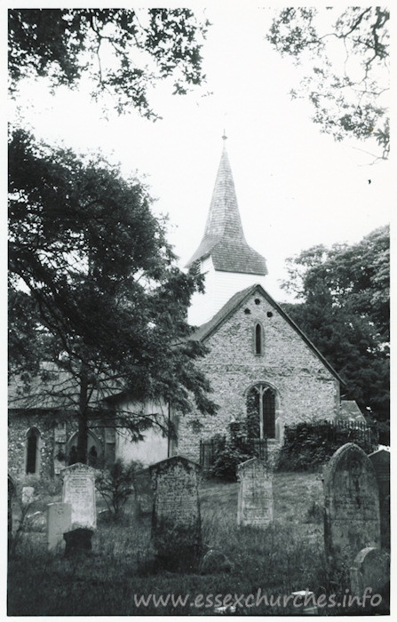 St Peter & St Paul, Stondon Massey Church – Dated 1970. One of a series of photos purchased on ebay. Photographer unknown.
