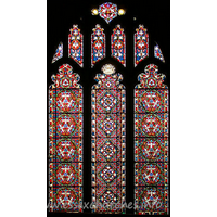 St Edmund, Abbess Roding Church – Stained Glass 2
