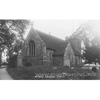 St Michael, Pitsea Church – Postcard 1: Many thanks to Andy Barham for supplying this image. You can visit Andy's "Lost Churches of Essex" site by clicking here.