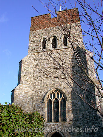 St Mary & All Saints, Great Stambridge Church – The tower is C15.