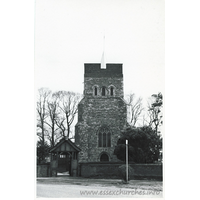 St Mary & All Saints, Great Stambridge Church – Postcard 3: Dated 1966. One of a series of photos purchased on ebay. Photographer unknown.